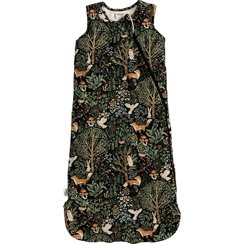 Image of Jade&Kai Sleep Sack for Babies | Soft Viscose Made from Bamboo | Wraparound Zipper | 1.5 TOG Breathable Warmth (Forest Fairytale, 12-18mo)
