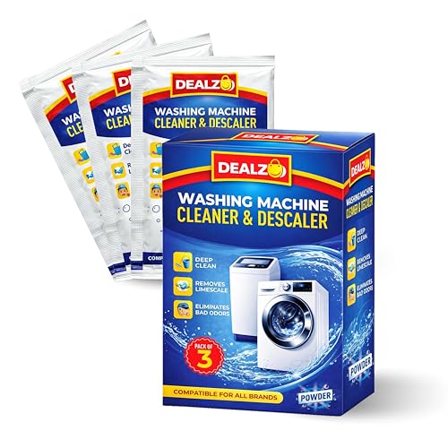Image of Descale Compatiable For All Washing Machine Front Load And Top Load, Cleaning Powder, Descaling Powder, Drum Cleaner 100 G SET OF 6