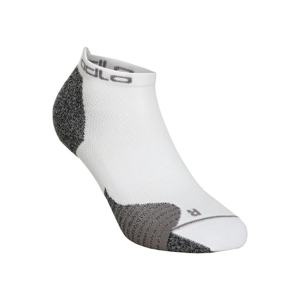 Odlo Unisex Short Running Socks CERAMICOOL RUN, white, 36-38