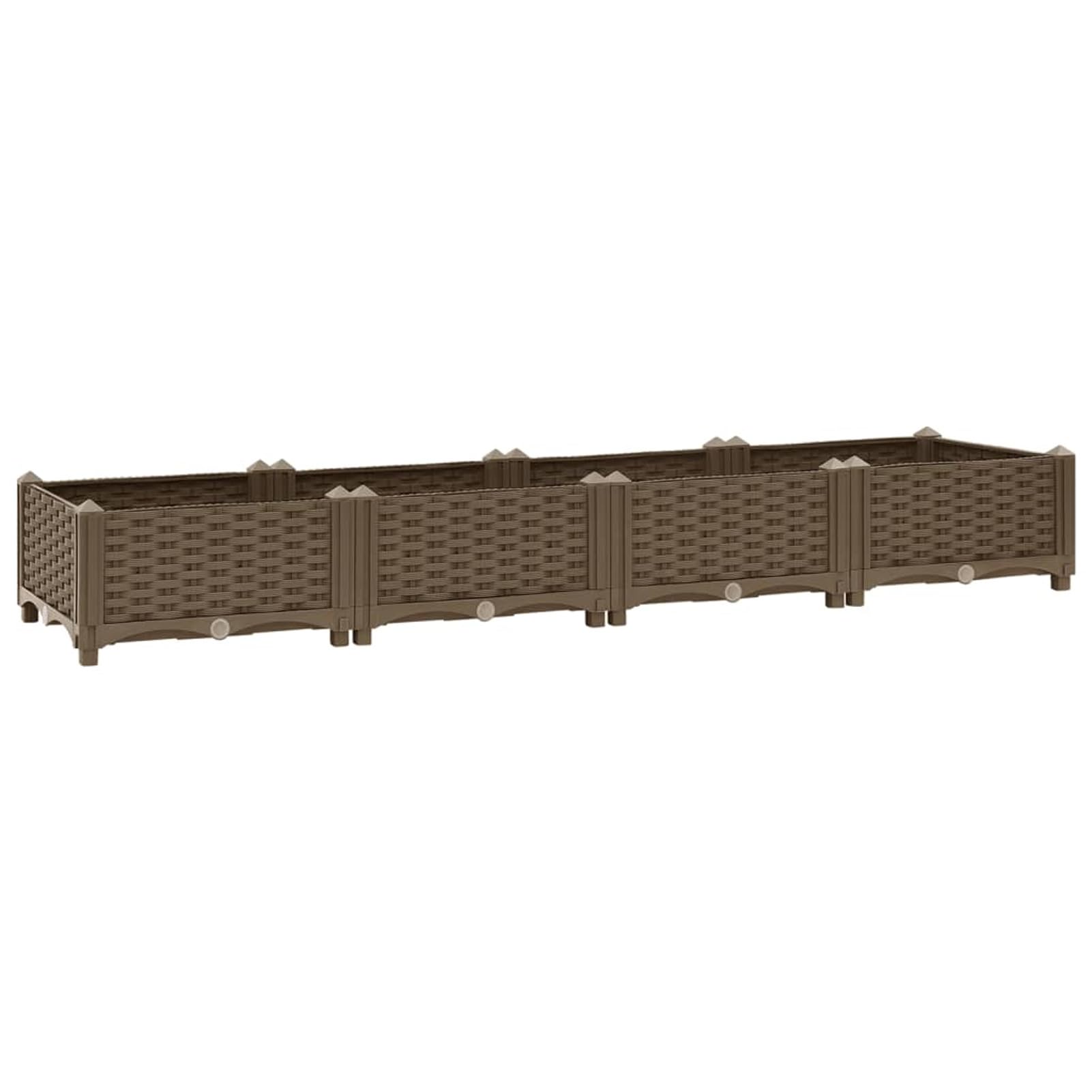 ShGaxin Arriate, Tavolo Da Coltivo, Orto Domestico, Coltivazione Di Piante Aromatiche, Arriate Da Giardino, 160x40x23 cm Polipropilene