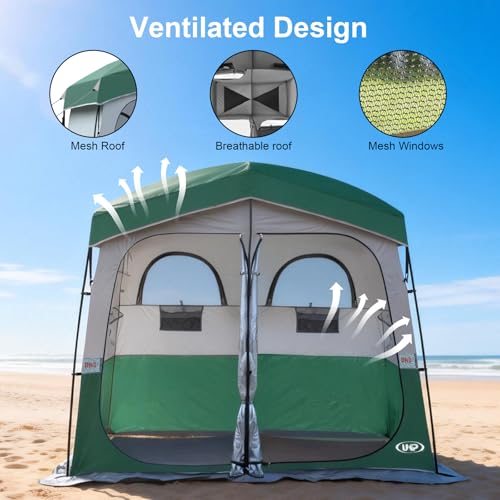 Image of Shower Tent, Outdoor Camping Privacy Shelter-Dressing Changing Room-Portable Toilet Tent for Hiking Sun Shelter Picnic Fishing