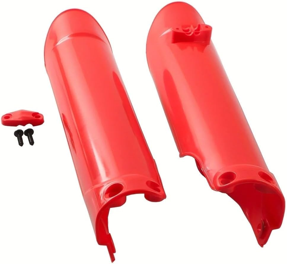 Front Fork Protection Guard Shock Absorber Cover Protector Compatible with EXC FC SX XC W TE FE TX FX TC GasGas EX/EC/MC 125 1(Red)