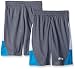 STX Boys' Mesh Athletic Short, TY18-Charcoal/Neon Turquoise 2 Pk, 10/12