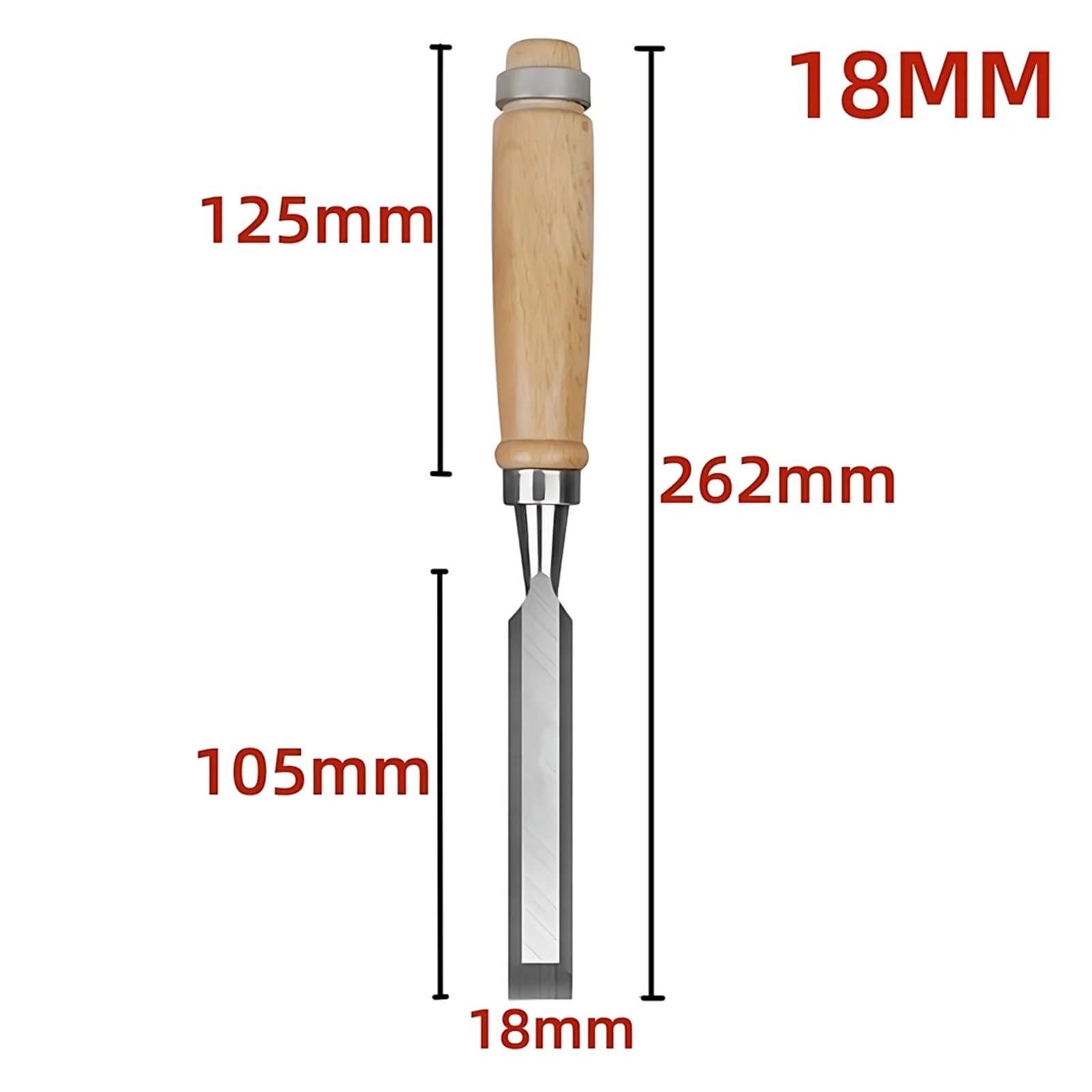 1/5 Sztuk Instrukcja Rzeźba W Drewnie Zestaw Narzędzi Do Dłuta Ręcznego Stolarze Obróbki Drewna Narzędzia DIY(5pcs 6 10 12 18 24mm)