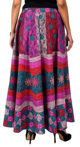 Image of Premium Cotton Skirt for Women with Pocket, Free Size