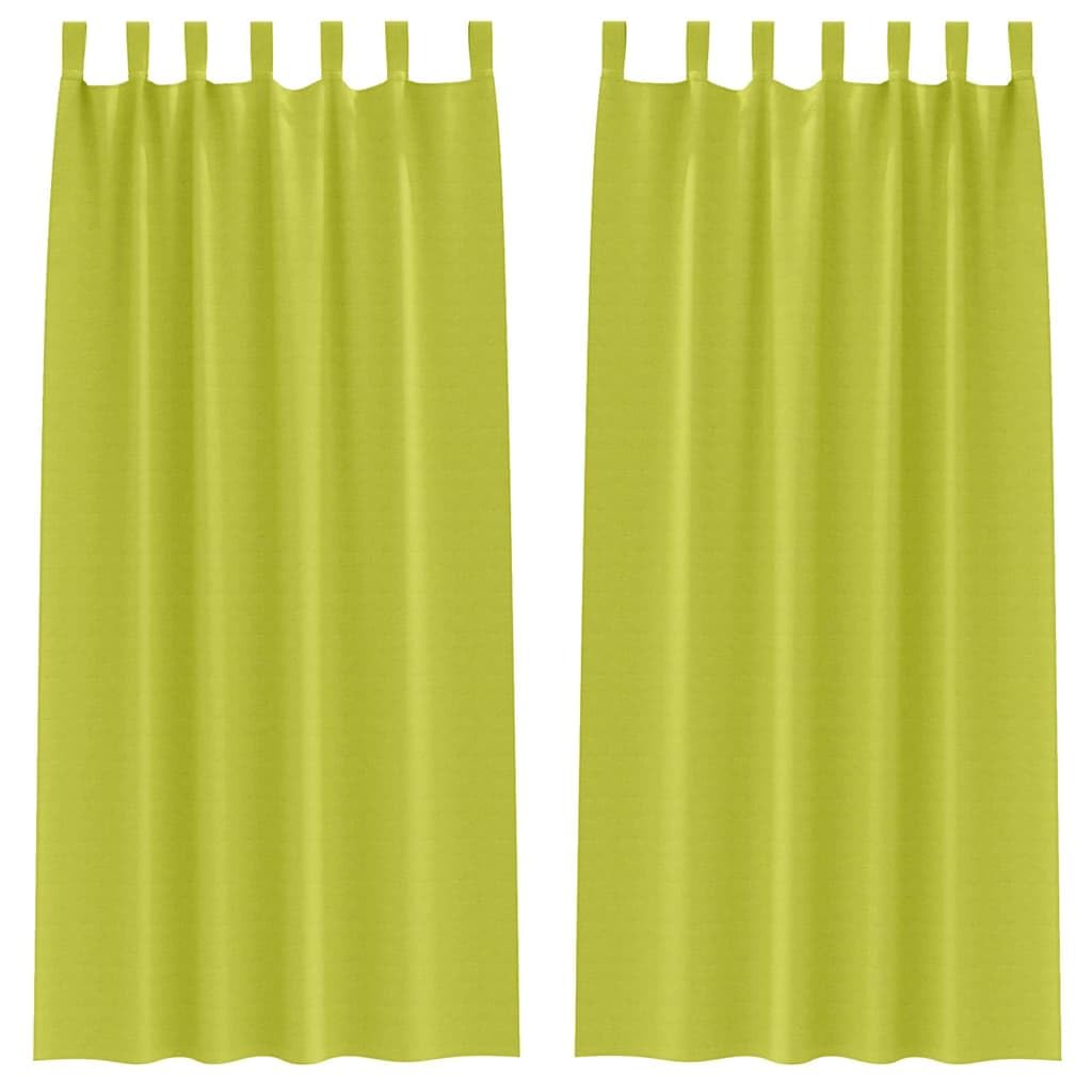 Rideaux occultants vert 260x140 cm isolants pour un sommeil paisible