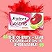 Trident Layers Sweet Cherry & Island Lime Sugar Free Gum, 12 Packs of 14 Pieces (168 Total Pieces)