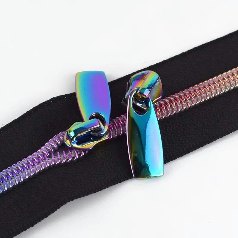 10/20 piezas 5# tirador de cremallera deslizante para cremalleras de nailon bolsa mochila ropa cabeza con cremallera sastrería reparación accesorios de costura DIY-como muestra la imagen-20 piezas