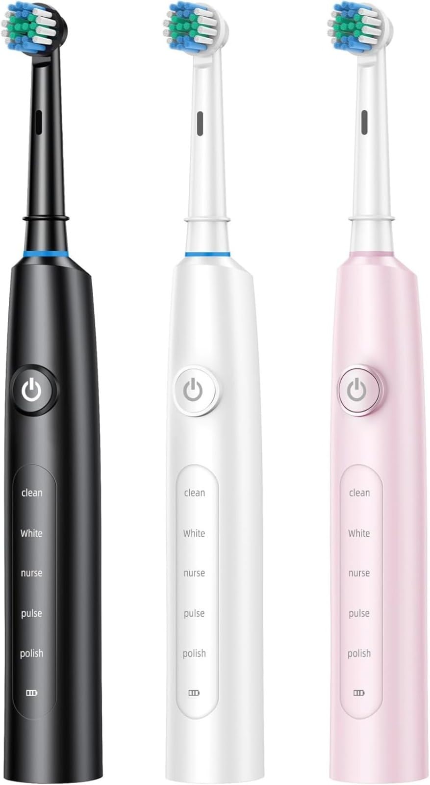 Spazzolino elettrico Deep Clean, spazzolino da denti ricaricabile con modalità multiple e setole morbide per adulti
