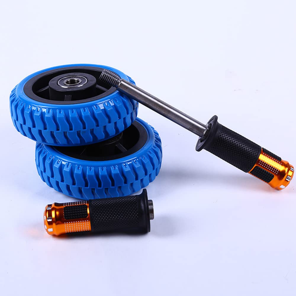 XININ 15cm Zweiräder Legierung Stahllager Bauch Fitness Räder Kein Rauschen Ab Roller Für Übungsmuskelausrüstung Ausrüstung
