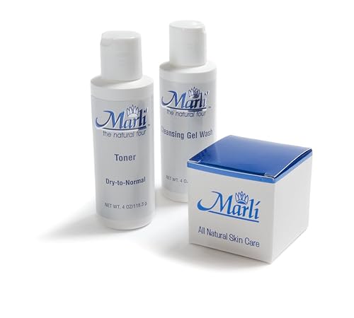 Marli Skin Care Kit completo para el cuidado de la piel (limpiador, tónico, EDA)