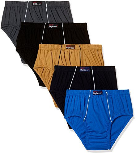 Image of Dollar Bigboss Men's Cotton Brief (Pack of 5) (Colors May Vary)