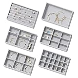Ampliamente utilizado: este organizador de joyas es ideal para el almacenamiento del hogar y también se puede exhibir en centros comerciales y tiendas minoristas. Se puede utilizar para guardar anillos, collares, pendientes, relojes.