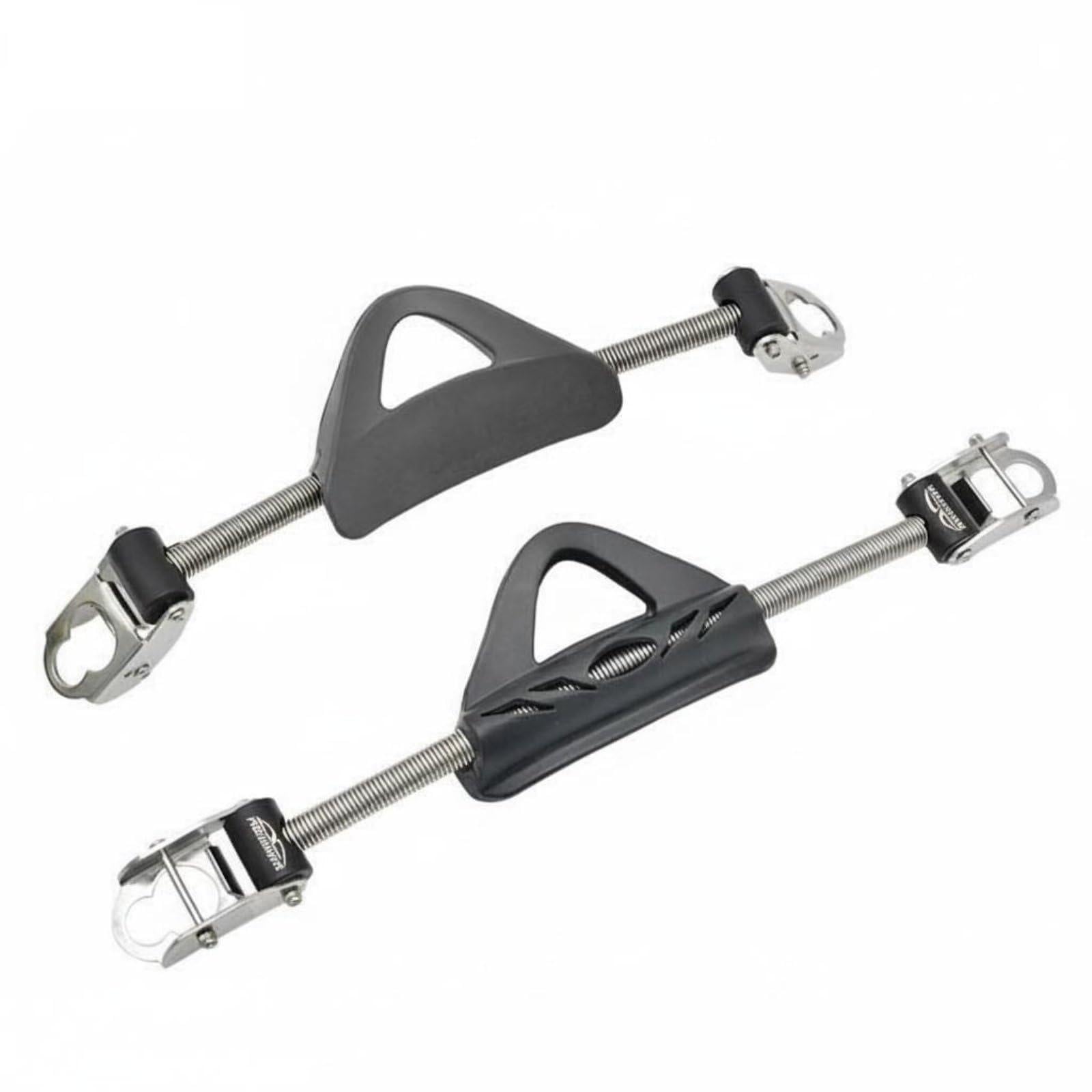Correa de Resorte para Aletas de Buceo con Acero 304 Resistente al Agua Salada Tira de Talón de EPDM Antideslizante Ajuste Automático Adecuada para , Black , 33