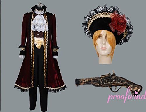 Amazon 高品質コスプレ衣装 ヘタリア 承戦争 スペイン海賊 銃付き オーダーサイズ可能 コスプレ 仮装 通販