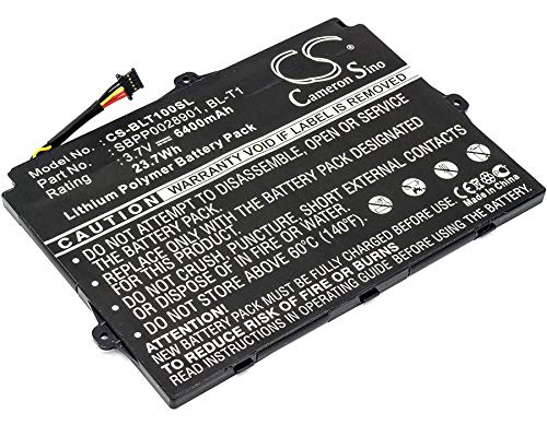 Flujoy 6400mAh/3.7V Replacement Battery for LG Optimus Pad L-06C V909 Optimus Pad V900 V900 BL-T1 SBPP0028901
