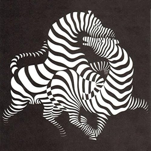 Affiche Zebras Victor Vasarely décoration murale salon moderne et bureau élégant