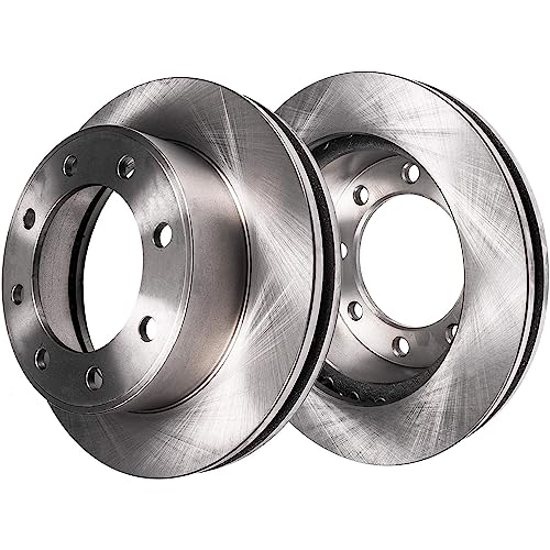 Image of Detroit Axle - Brake Kit for Chevy GMC Suburban Yukon XL Silverado Sierra 2500 1500HD, Hummer H2, Front Rear Disc Brake Rotors Ceramic Brake Pads: 12.79 inch inch Front 12.99 inch Rear
