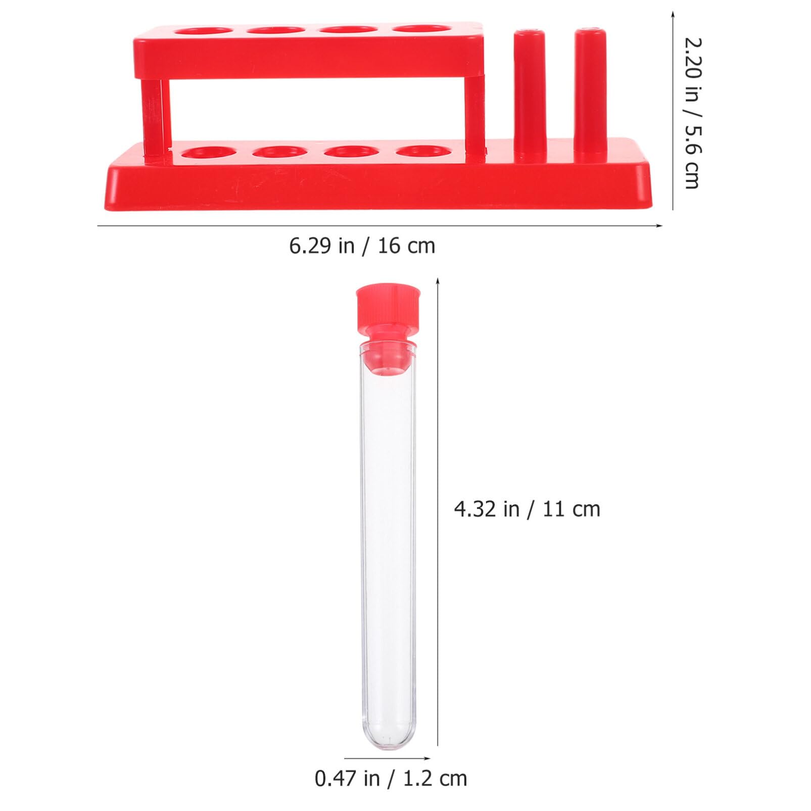 Lab Tube Rack Detachable 50-Hole Laboratory Tube Rack Holder – For 15ml ...