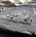 Eye Glasses Eyeglasses Sterling Silver Stud Earrings Handmade in USA (M, Antiqued Sterling Silver)