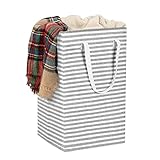 MecTo 72L Collapsible Laundry Hamper Freestanding Laundry Basket with Easy Carry Long Handles, Folda