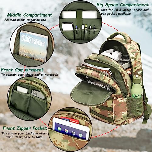 4land Camo School Backpack