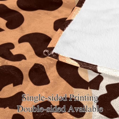 Couverture Microfibre Chaude Léopard : Jeté Polaire Doux Infroissable - 4
