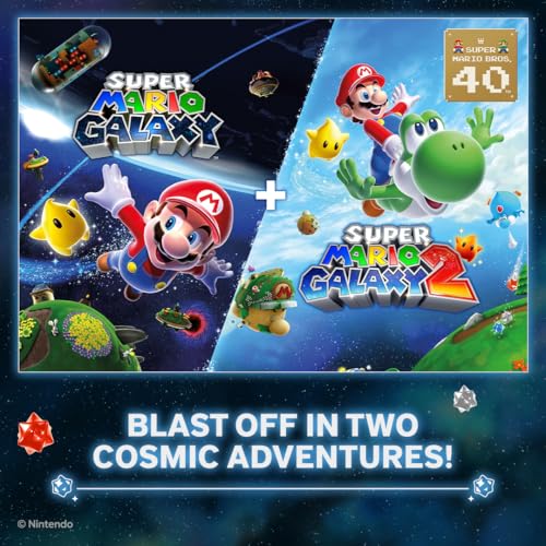 Image of Super Mario Galaxy + Super Mario Galaxy 2 (European version )
