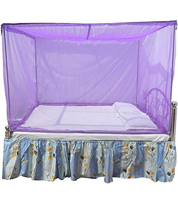 Mosquito Net for Single & Double Bed machardani net (10x6.5 Ft. Green