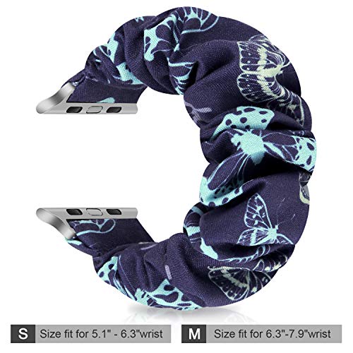 Image of Greatfine Scrunchie Band Compatible with Apple Watch Bands 38mm 40mm 41mm 42mm 44mm 45mm 46mm 49mm Women, Elastic Scrunchie Watch Strap for iWatch Watch Series 11 10 9 8 7 6 5 4 3 2 1 SE 3 2 Ultra 3 2