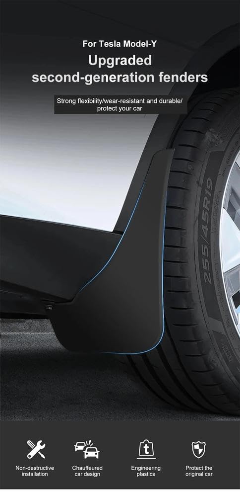 4 Pezzi Di Protezione Per Pneumatici Parafanghi Paraspruzzi Accessori Di Ricambio Per Auto Per BMW Serie 6 GT G32 2018-2022 Protezione Delle Ruote