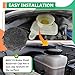 BRFC19 Brake Fluid Reservoir Cap Fits For Ford F-150 2015-2019,Ford Expedition 2018-2021 and Lincoln Navigator 2018-2021,brake fluid cap Replaces FL3Z2162A FL3Z-2162-A