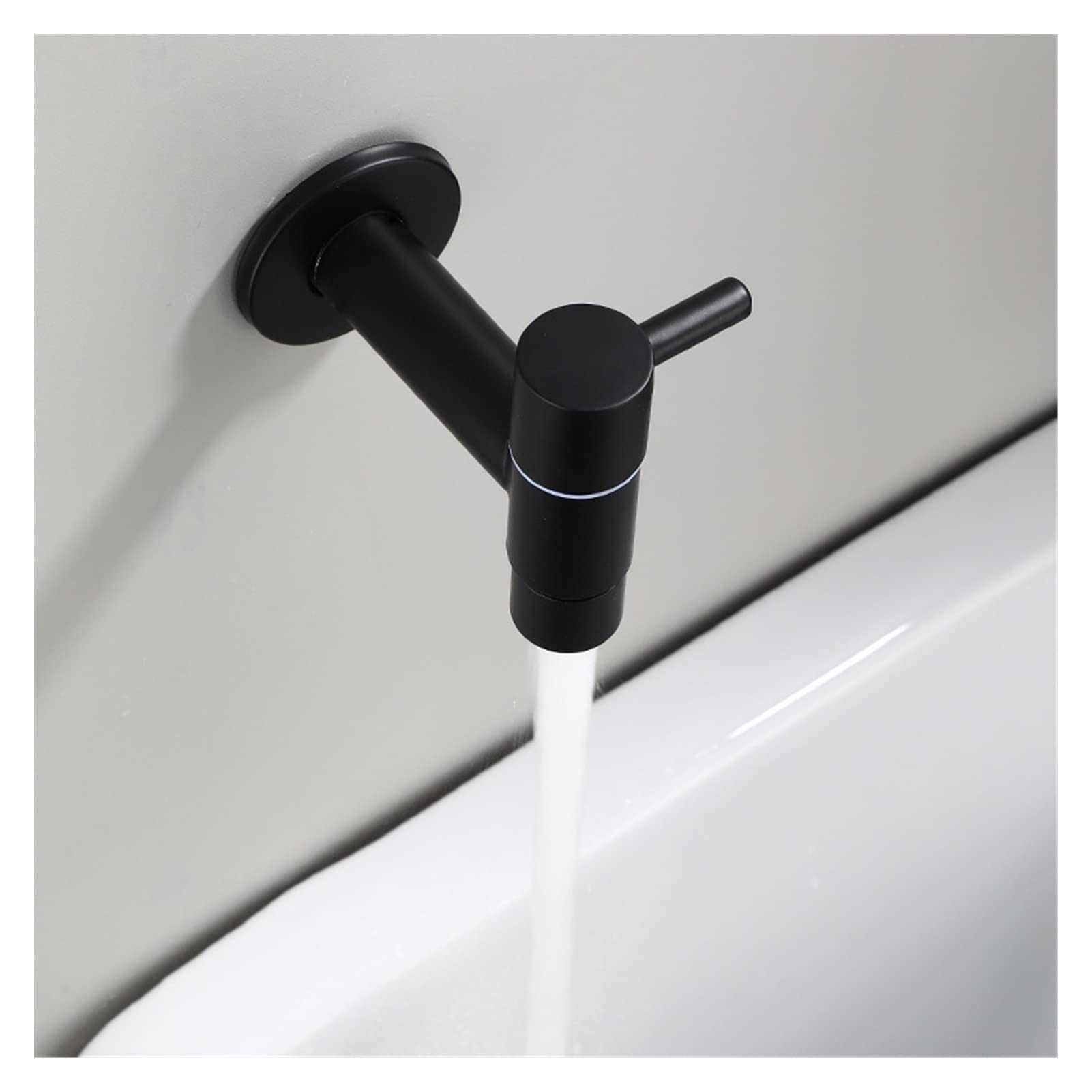 Lavatrice Rubinetto Rubinetto Rubinetto in Acciaio Inox Rubinetto da Bagno Rubinetto Rubinetto Singolo Freddo Rubinetto Rubinetto Nero Miscelatore Nero Piccolo Rubinetto(Style 6)