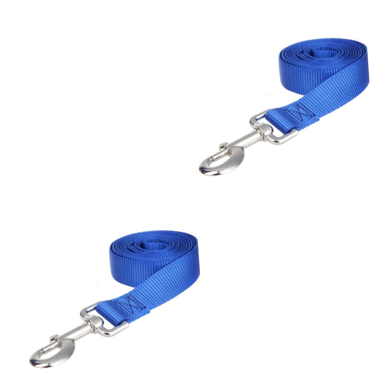 Toddmomy 2pièces Laisse Longue pour Chien De Mètres Collier Entraînement Bleu pour Dressage Discipline Animaux De Compagnie