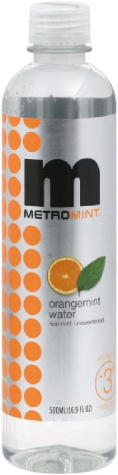 Metromint Orangemint Water, 16.9100-ounces (Pack of12)