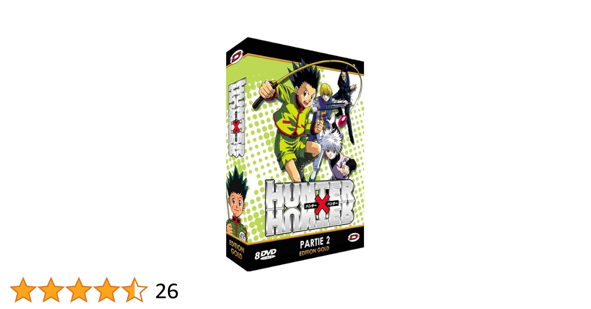 HUNTER×HUNTER Edition gold PARTIE2・FINAL Hunter X Hunter - Partie 2 + OAVs - Edition Gold (8 DVD +