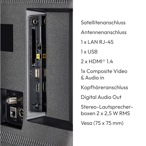 MEDION P12431 (MD 29240) 59,8 cm (24 Zoll) HD Fernseher (Android TV, Smart TV, HDR, Netflix, Prime Video, PVR, Bluetooth) – Bild 6