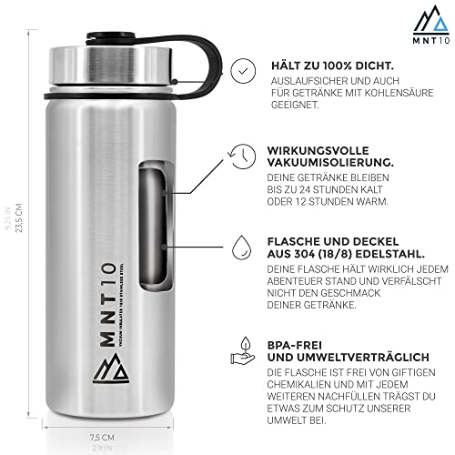 MNT10 Bottiglia d'acqua in acciaio inossidabile da...
