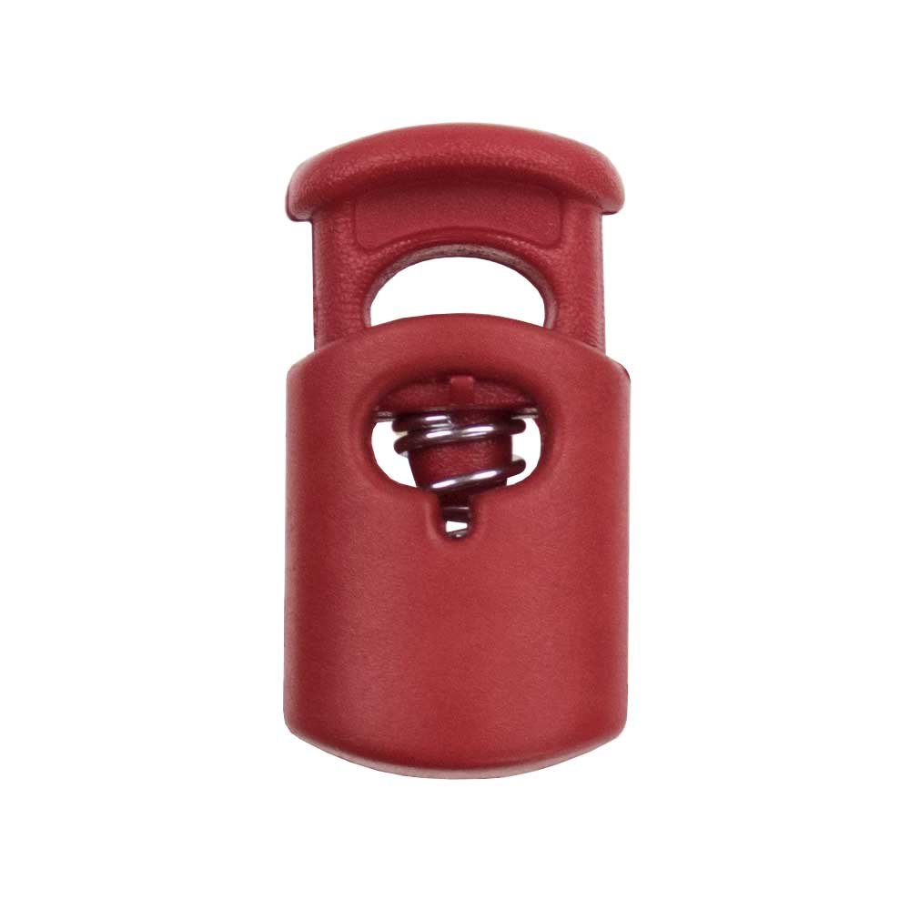 Abrazadera de bloqueo de cable – (1000 unidades, rojo) – Plástico industrial resistente con un solo agujero extremo de palanca