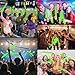 Foam Glow Sticks Bulk, 40 Pack Green Light Up Foam Sticks 3 Modes, Glow Party Supplies for St. Patrick's Day,Mardi Gras, Raves, Carnival, Concert, Birthday, Christmas