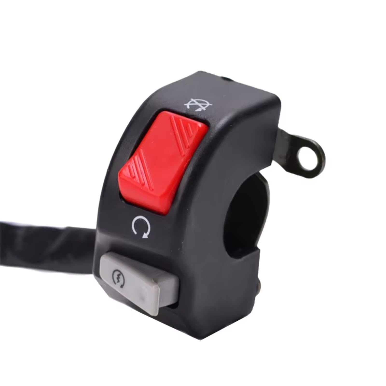 Interruptor Universal Para Motocicleta De 7/8 Pulgadas, Manillar Antiniebla Bocina Botón De Encendido Apagado, 12V, Para Scooters ATV Y Motos De Nieve