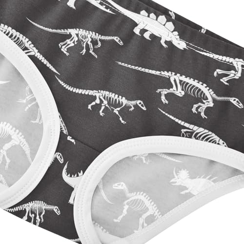 Wusikd Dinosaur Girls' Underwear Cotton Girls Briefs Soft Toddler Underwear 2T4