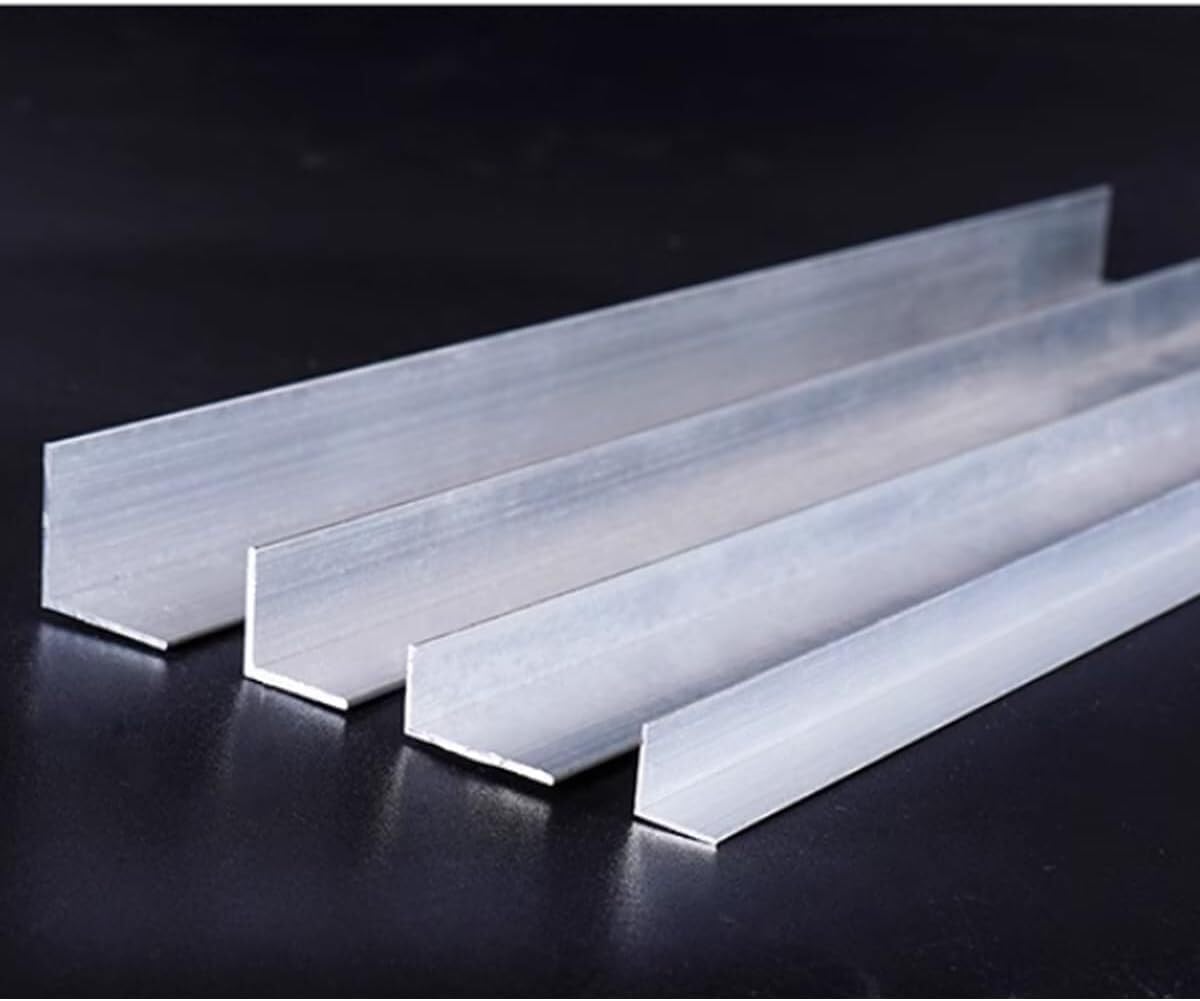 Cornière en aluminium, Angle en aluminium, 200 mm/7,9 pouces, adapté aux murs de différents matériaux,(5 * 50 * 50 * 200mm)