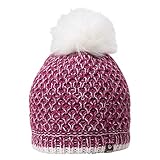 ✅ ZEITLOS & STILVOLL: Dank der exklusiven Designs mit flauschigem Bommel aus Kunstfell und angesagten Trendfarben, ist diese Mütze auch modisch ein echter Hingucker und wertet jedes Outfit optisch auf!