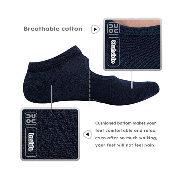 unenow Non Slip Grip Yoga Socks for Women with Cushion for Pilates, Barre, Dance