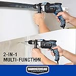 Hammerhead 7.5-Amp 1/2 Inch Variable Speed Hammer Drill with 6pcs Bit - HAHD075 - Image 4