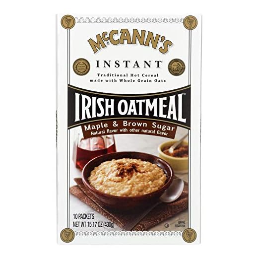 Instant Irish Oatmeal with Maple Flavor