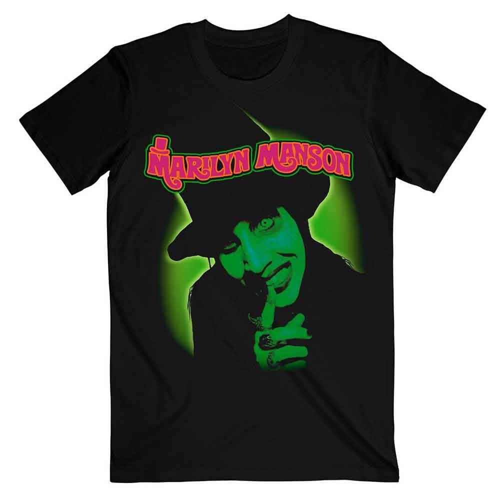 Rock Off Officially Licensed Products Men's Black Rockoff Trade Marilyn Manson Smells Like T-Shirt, ( Black), XX-Large