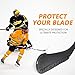 UPTTHOW 4Pack Ice Hockey Stick Protector Blade Wrap Guard Edge Cover for Off Ice Outdoor Hockey Training and Sport Practice Aid - Hockey Gifts, Accessories, Equipment, Great for Kids or Adults