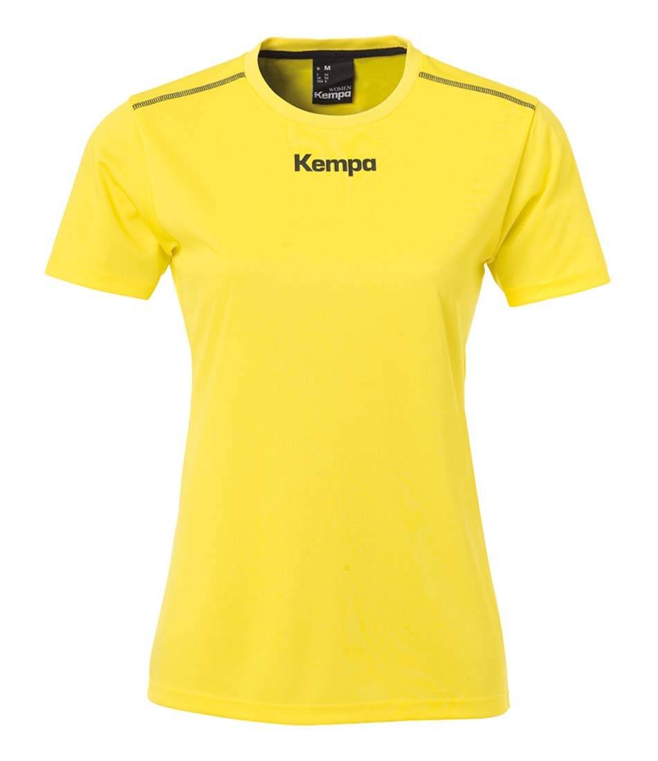 Kempa Women Poly T-Shirt - Lemon Yellow, Small